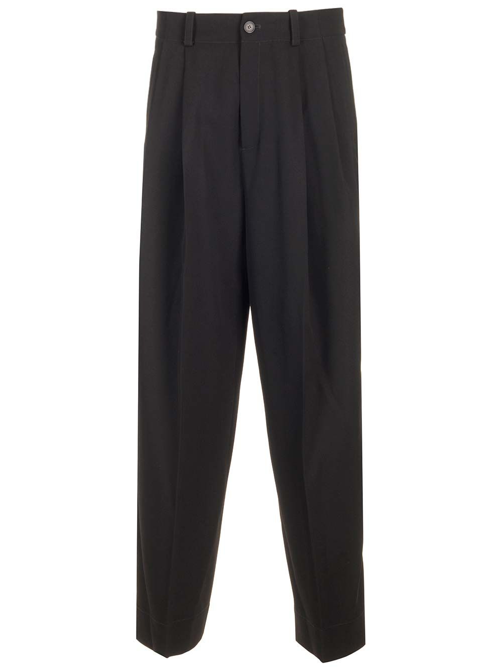 Off-White Virgin Wool Trousers - Nero | 74584f04c8df7aa76ef7223e17435d1313ef9bfd