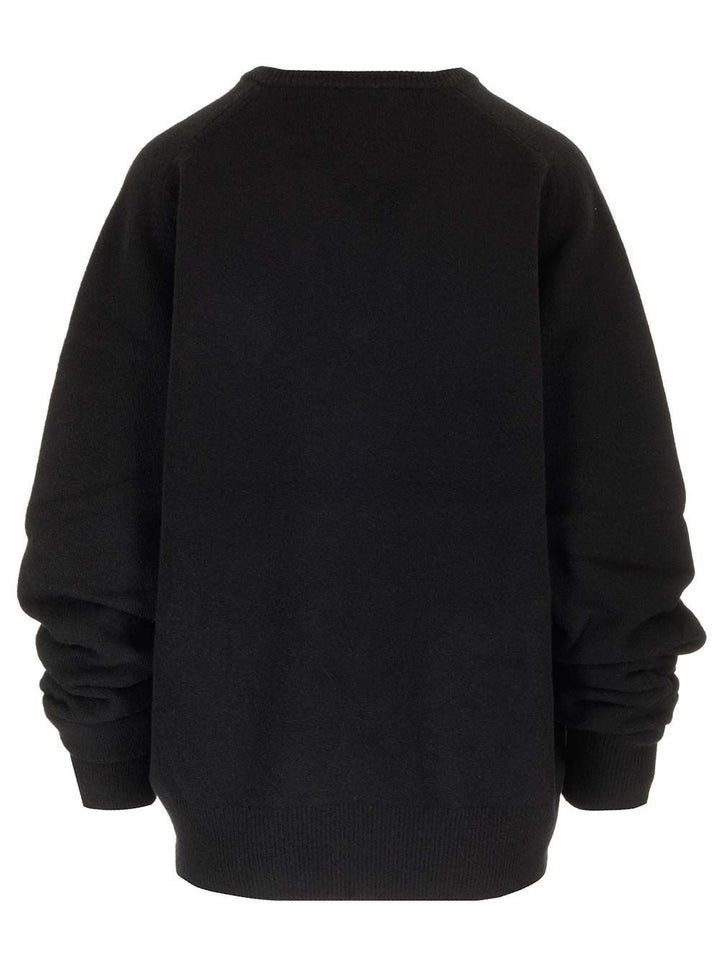 Tory Burch Relaxed Fit Sweater Knitwear - Nero | 19ea6109318650a491d2501e53fa5a36a7d47a16
