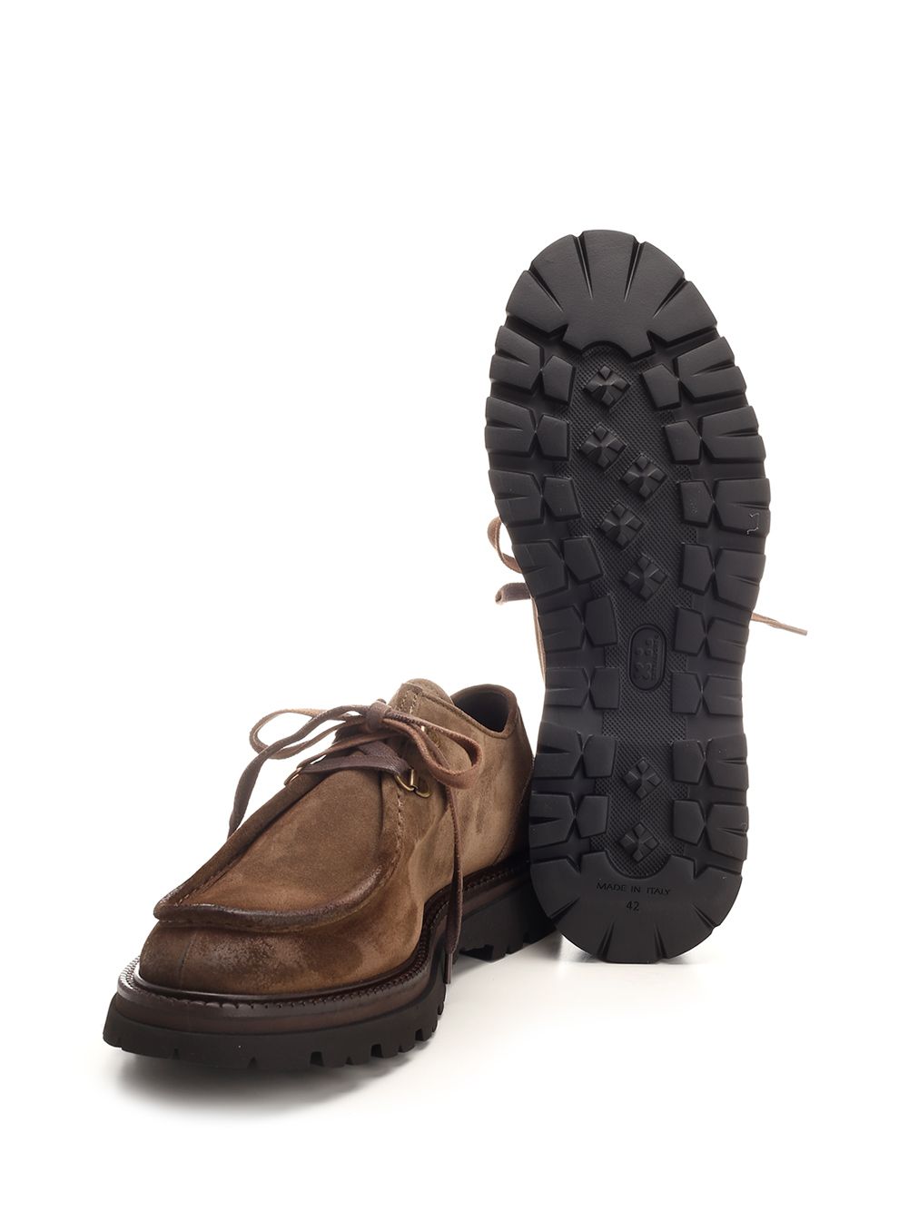 Corvari Suede Tank Paraboot Boots - Marrone | 732f4912cf965b085ee7ce42987df0253a945307