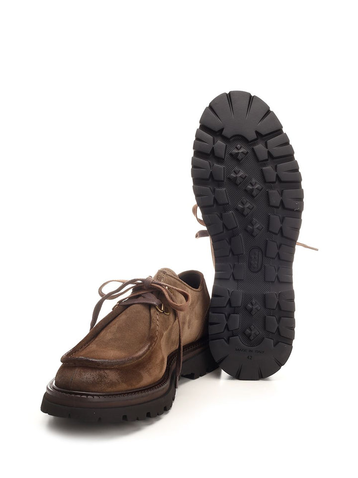 Corvari Suede Tank Paraboot Boots - Marrone | 732f4912cf965b085ee7ce42987df0253a945307