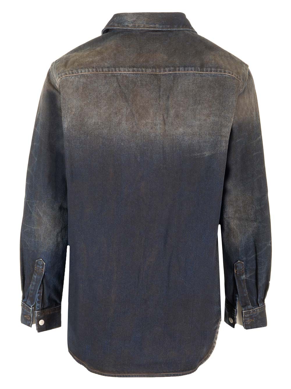 Acne Studios Relaxed Fit Denim Shirt Shirts - Blu | 68b31f0b0ae320244cac3af4cdc1c4a73402173e