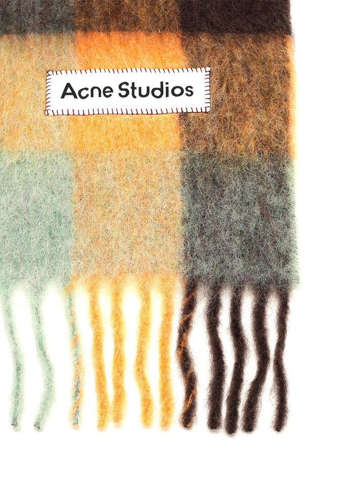 Acne Studios Fringed Scarf Scarves And Foulards - Multicolor | fde1340264cc0d0fc8c935d539d2fecd33450151