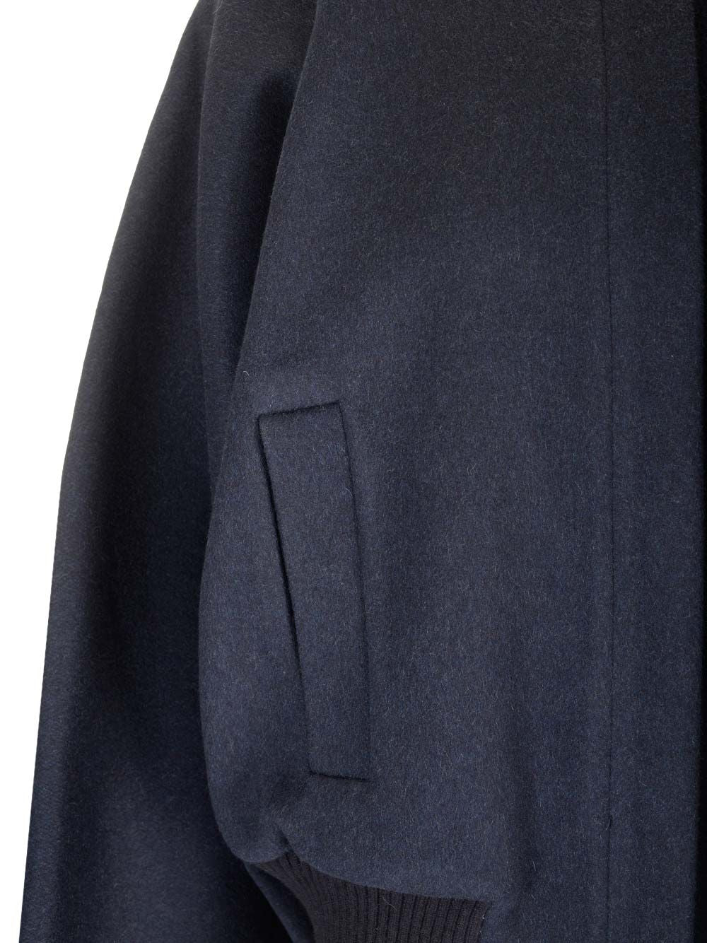 Max Mara Navy Blue Cashmere Short Coat Giacche - Blu | 790c8d95569dbf0054da47ff230c4b1dcccfe6f3