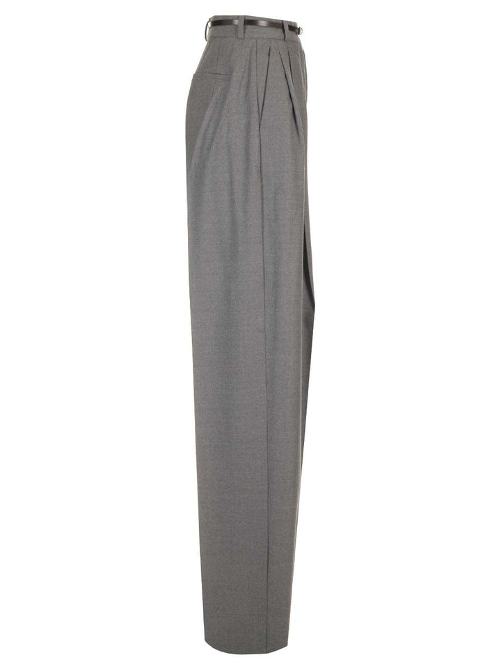 Sportmax Oversized Trousers - Grey | 00a615a877d16feb72aa3da50c26fa595e7c8dc9