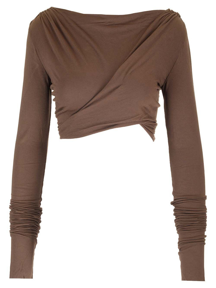 Rick Owens Lilies Jade Top - Marrone | 32f4d1d3fd2628db330a2810d48c222ec4c3435c