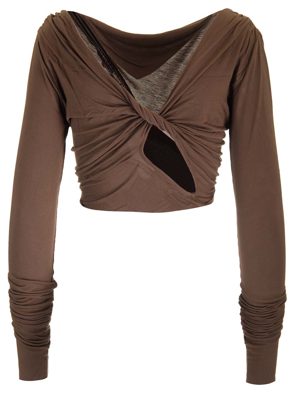 Rick Owens Lilies Jade Top - Marrone | d97c6422528fdf667f7e7bfe972dc4d3c1e9309e