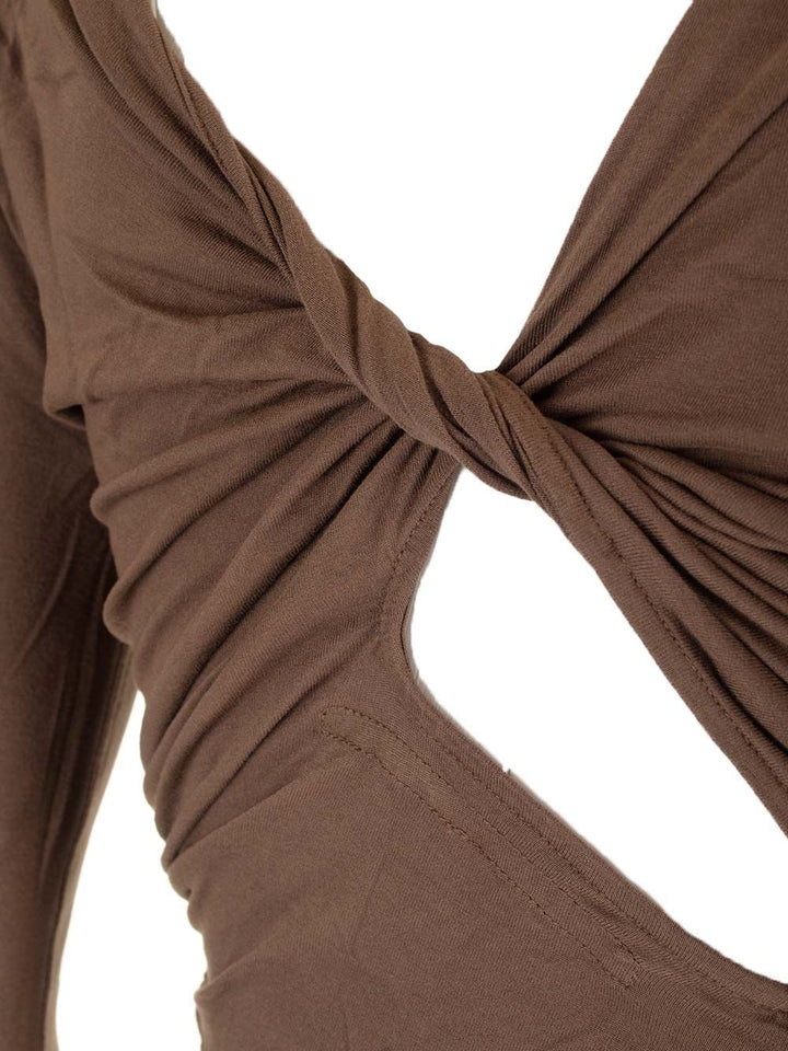 Rick Owens Lilies Jade Top - Marrone | f2865842eb913851ea90db3de6f2b2bc5455c5df