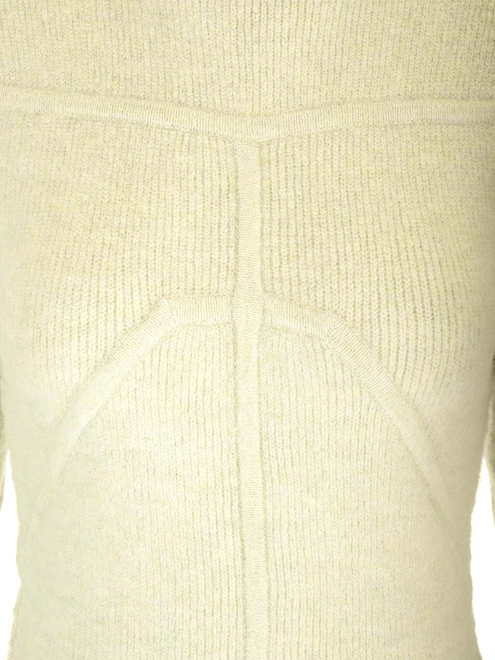 Rick Owens Ribbed Knit Mermaid Dress Abiti - Verde | 9680dadfe9d59ce360208606c417c95096fea58e
