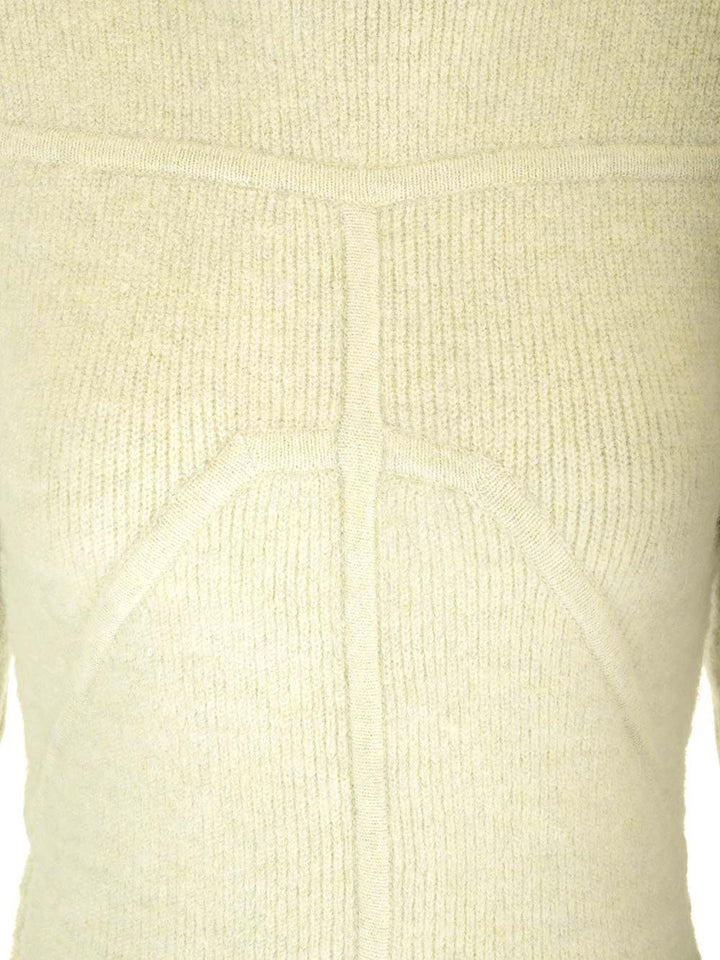Rick Owens Ribbed Knit Mermaid Dress Abiti - Verde | 9680dadfe9d59ce360208606c417c95096fea58e