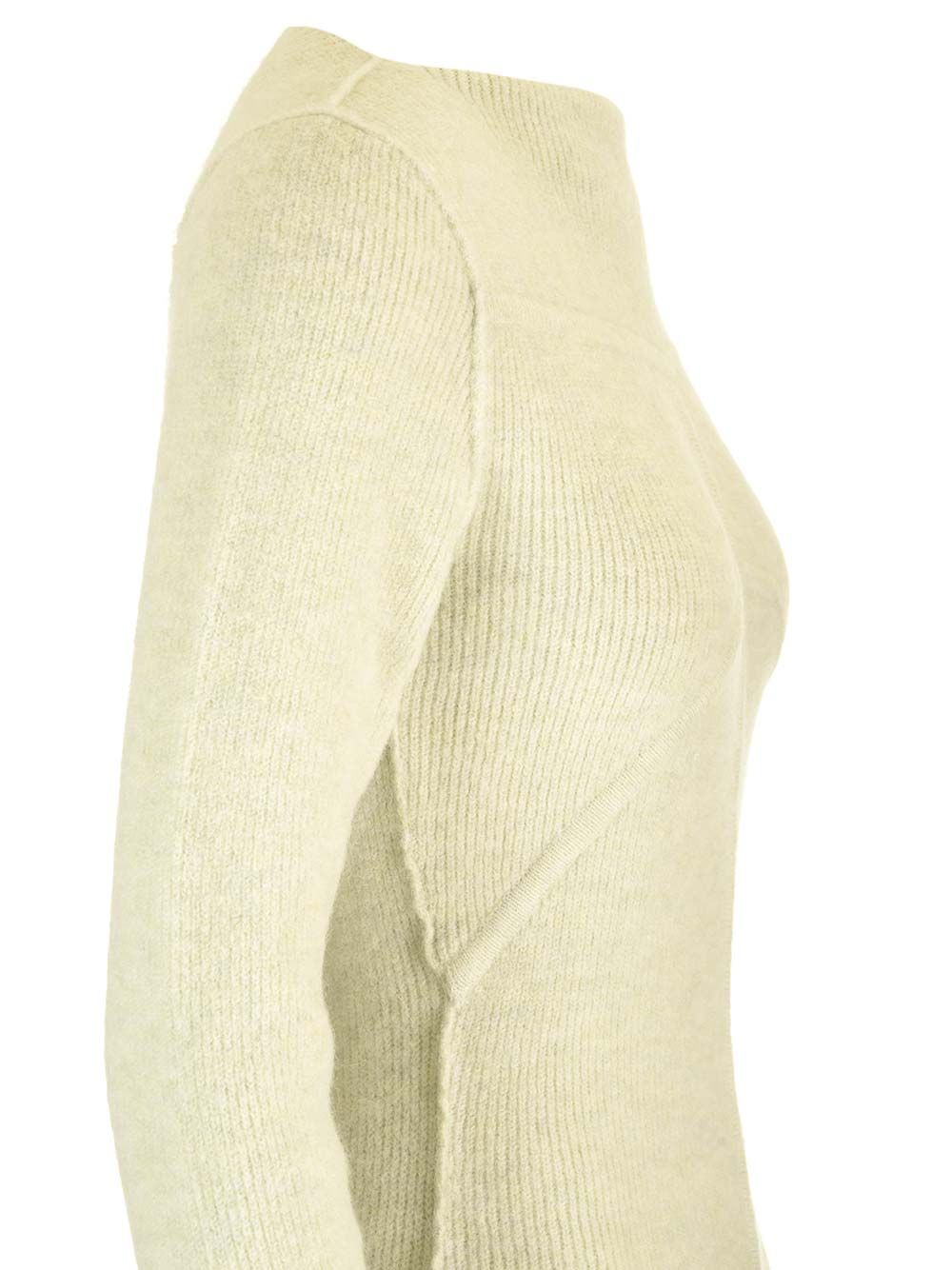 Rick Owens Ribbed Knit Mermaid Dress Abiti - Verde | 79bd473d5a28773fa5aaff4cb077fc4ec8ac5064