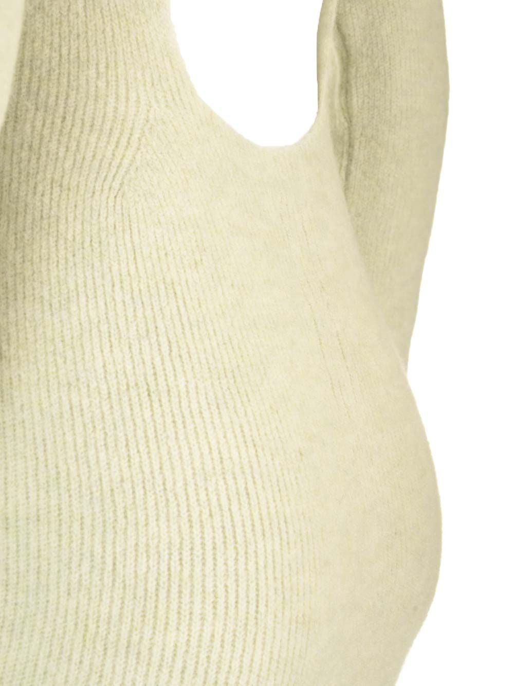 Rick Owens Ribbed Knit Mermaid Dress Abiti - Verde | 9bc8784eb1573526c1e797d5742f25b03670bdaa