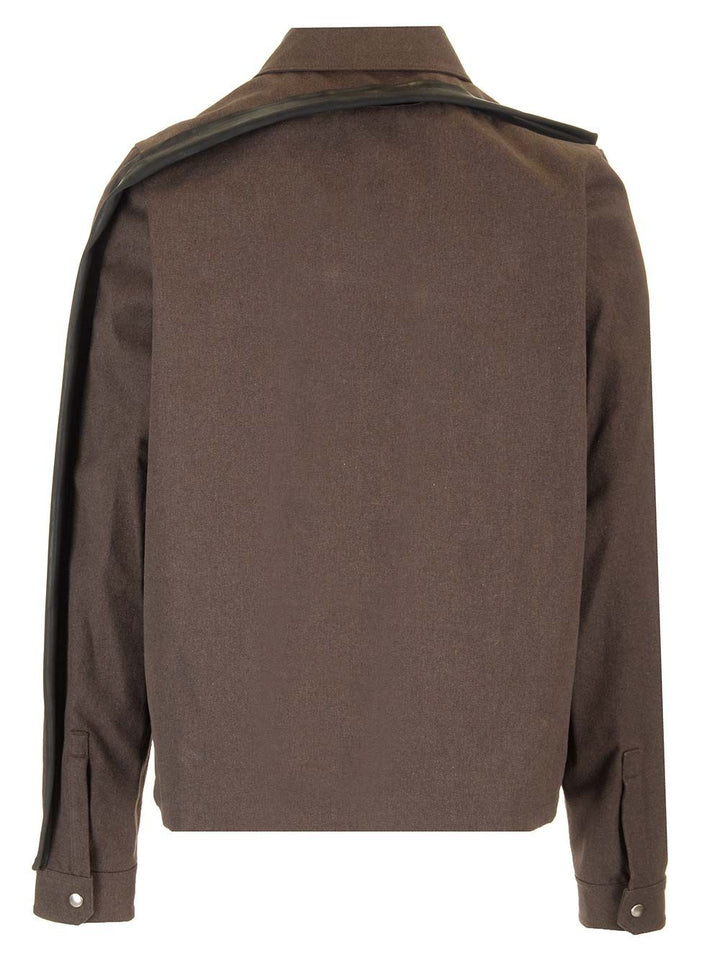 Rick Owens Tour Snap Front Jacket Trousers - Marrone | 18eae7f250cb87722acb6918fba00c41d653d619