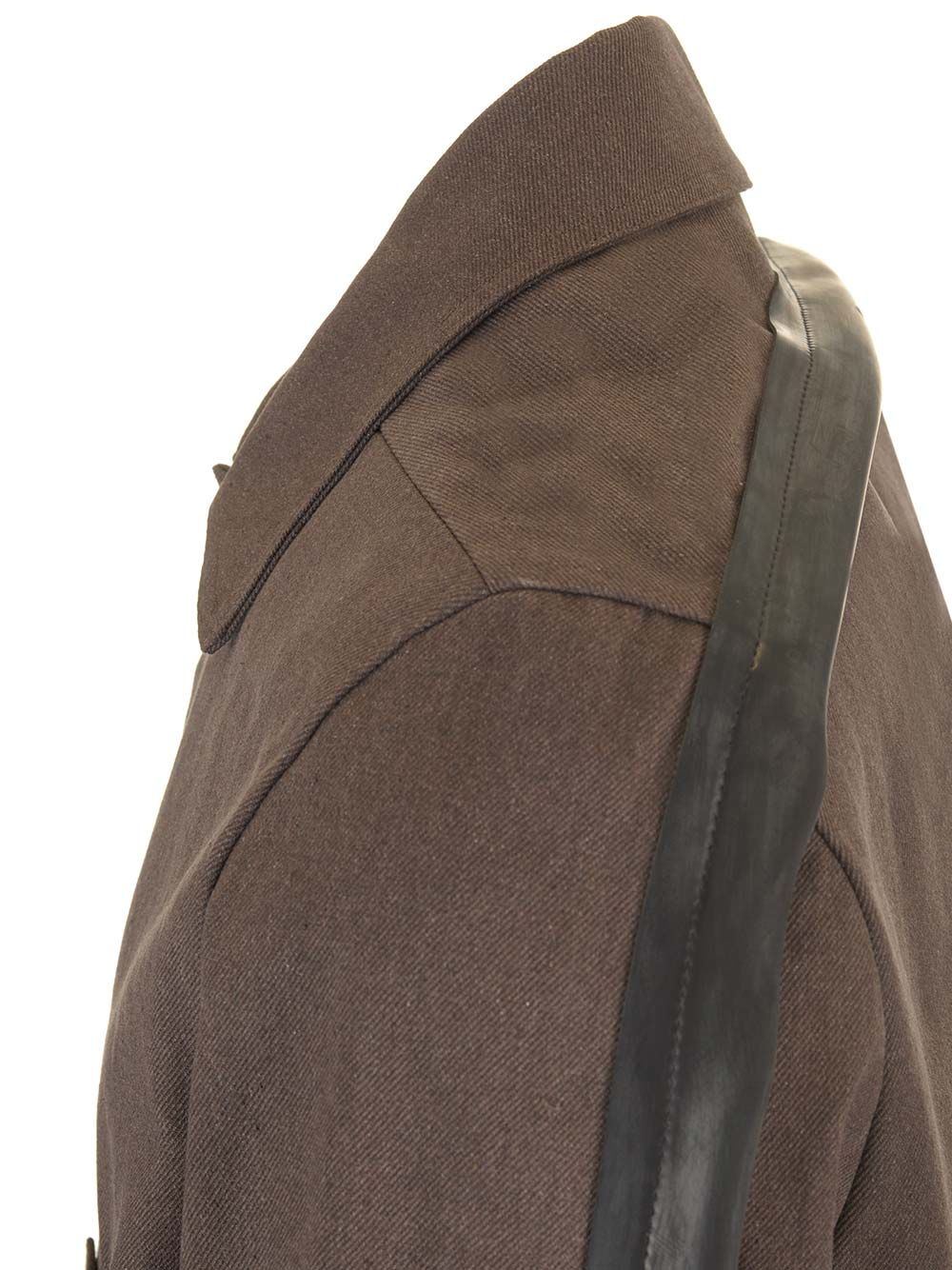 Rick Owens Tour Snap Front Jacket Trousers - Marrone | 9a6aa6ca228988aaf25756043ffacf771007e828