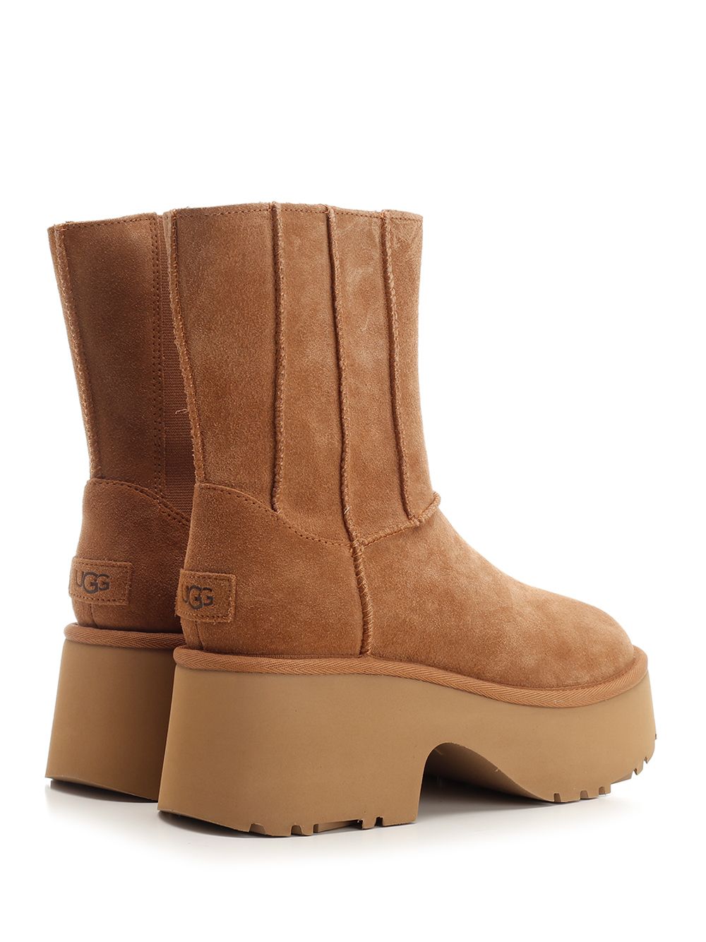Ugg High Ankle Boot With Platform Boots - Marrone | e775b86cce51c588111826cc0627aed4034d8f3a