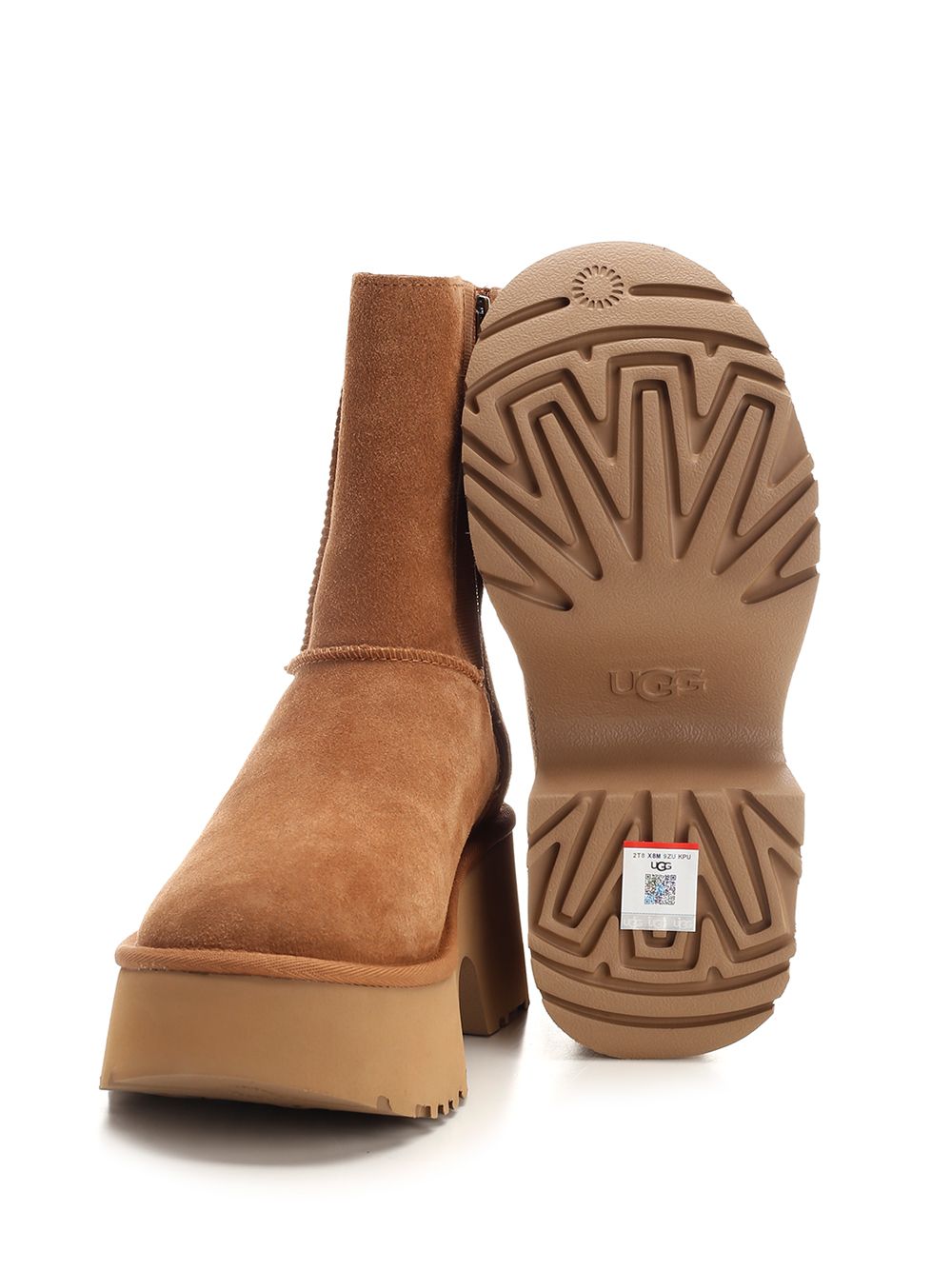 Ugg High Ankle Boot With Platform Boots - Marrone | a647f008631c1a07e7c67373e63389dee4bc61ca