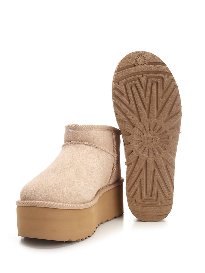 Ugg Ultra Mini Platform Boots - Beige | 341c285dc0c03ff7e5d9b9e38f6680812d59f66b