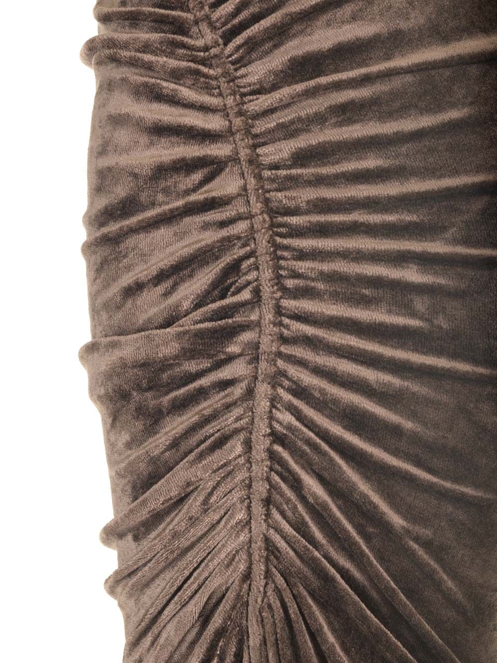 Rick Owens Lilies Svita Gonne - Marrone | 0b7c5b057f30c9b65a44e6c640995b47eca32d47