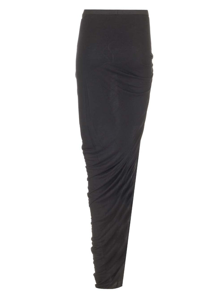 Rick Owens Lilies Edfu Gonne - Nero | 2c588aa5241abab924f5ecb6a544002d8f9a8568