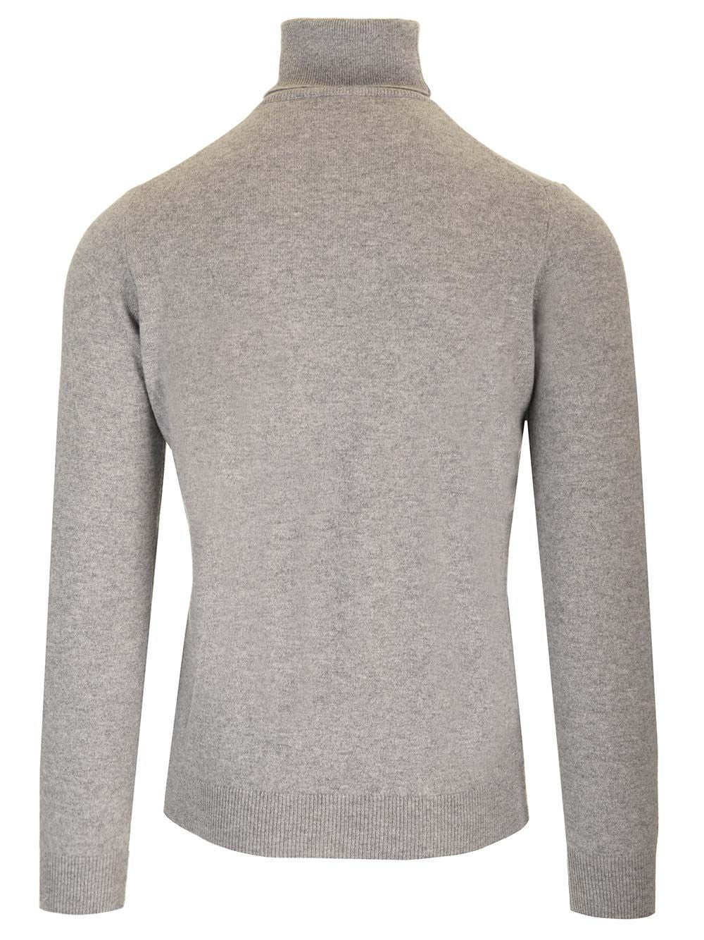 Al Duca D'Aosta Cashmere Turtleneck Knitwear - Grey | 5268fd02b702e6de9e7423874f5f77cd769fff4e