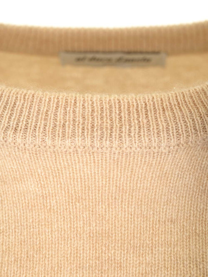 Al Duca D'Aosta Cashmere Crewneck Sweater Knitwear - Beige | e3ae5dc1362d366e03c3cabb647dd3d77ab5f17a