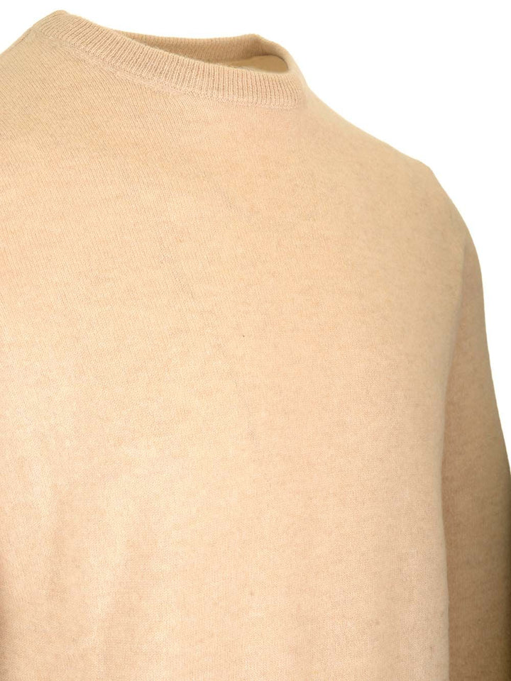 Al Duca D'Aosta Cashmere Crewneck Sweater Knitwear - Beige | 9cd71d3ea62e2656f22e9759b7cb7fd624993776