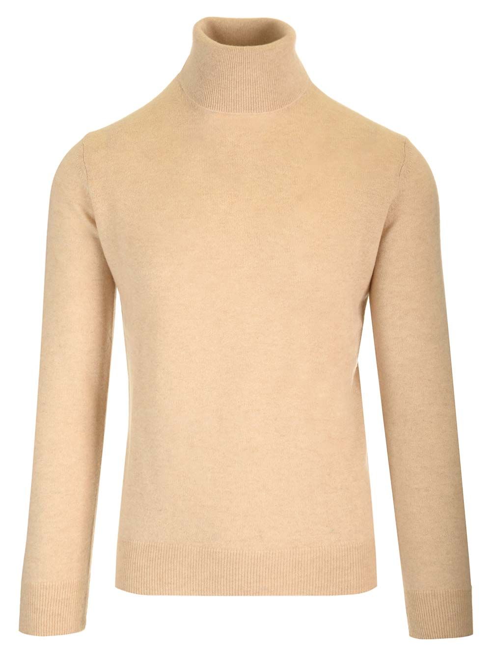 Al Duca D'Aosta Cashmere Turtleneck Knitwear - Beige | e8eb31faa7dd7639d5214bbe76d754fcd7e28341