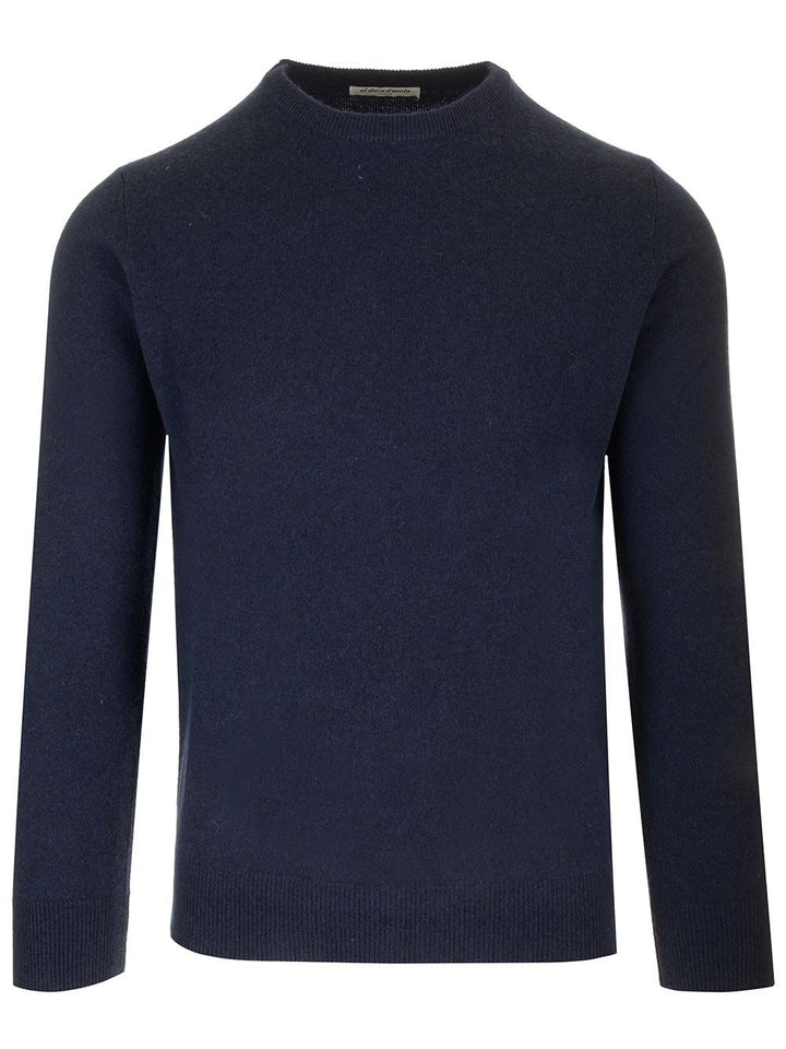 Al Duca D'Aosta Cashmere Crewneck Sweater Knitwear - Blu | c304a4b30f7fdcf644ed8a2ca45ecaff81505796