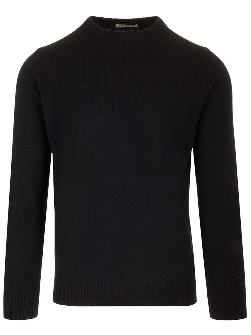 Al Duca D'Aosta Cashmere Crewneck Sweater Knitwear - Nero | 08809ef9bc7b35109b079a566006daacbc2788ec