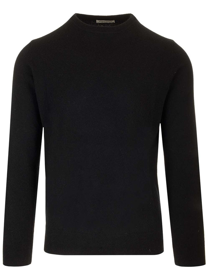 Al Duca D'Aosta Cashmere Crewneck Sweater Knitwear - Nero | 08809ef9bc7b35109b079a566006daacbc2788ec