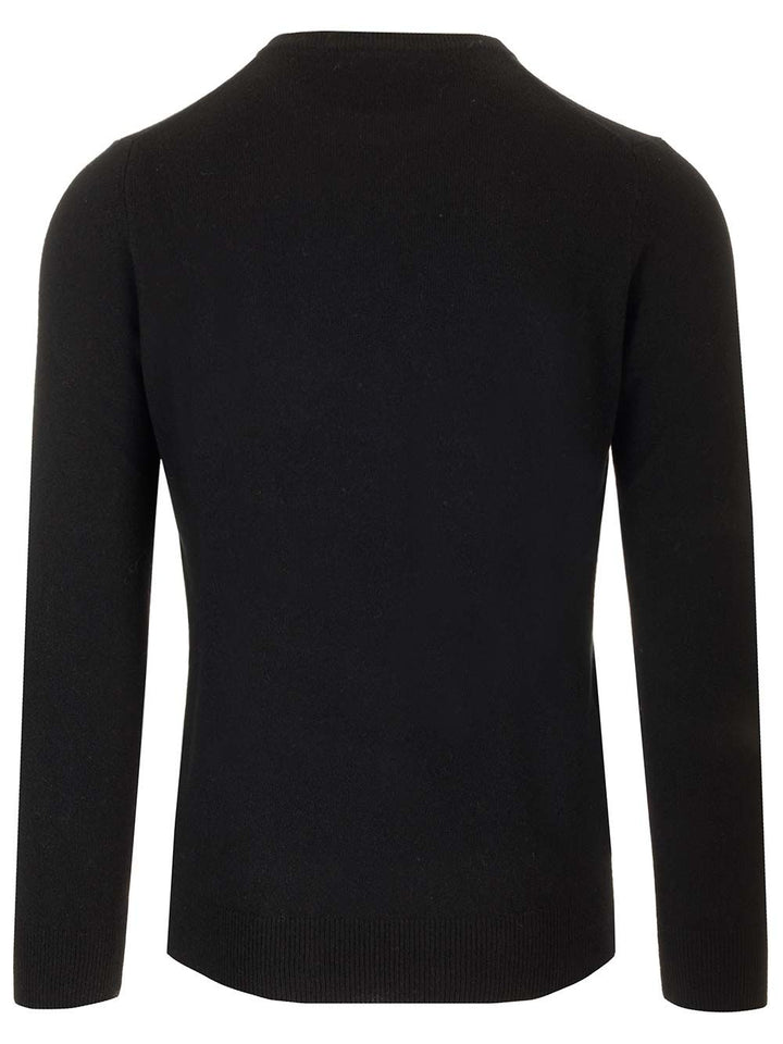 Al Duca D'Aosta Cashmere Crewneck Sweater Knitwear - Nero | 908a6ddf1c36c24284c5ca78bd6ef5f1afd7f0a0