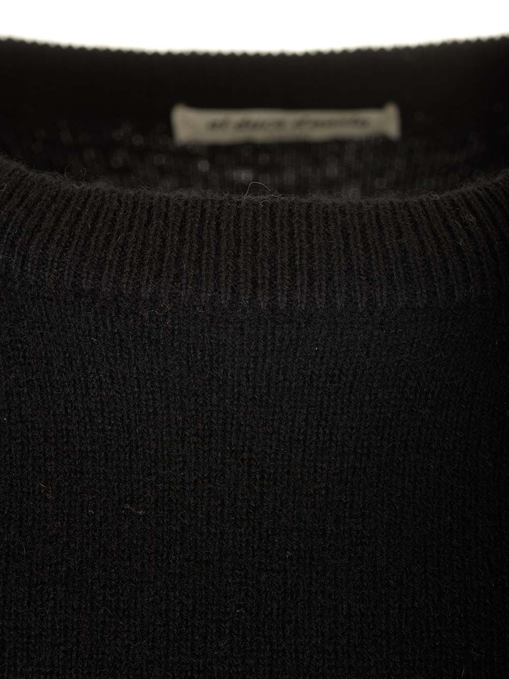 Al Duca D'Aosta Cashmere Crewneck Sweater Knitwear - Nero | 4dd5502ac80a1fa789723e6930d38fa88060d6ca