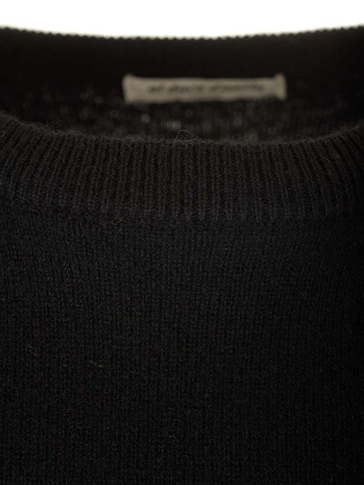 Al Duca D'Aosta Cashmere Crewneck Sweater Knitwear - Nero | 4dd5502ac80a1fa789723e6930d38fa88060d6ca