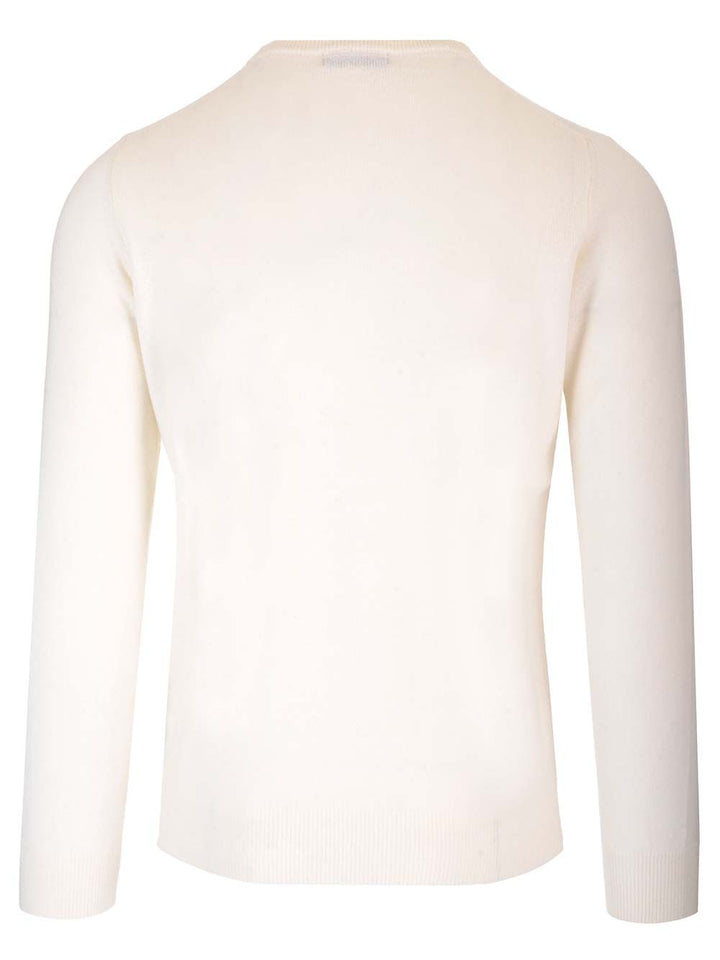 Al Duca D'Aosta Cashmere Crewneck Sweater Knitwear - Bianco | d0e3231b11b5b334deb2ca73e2eea88485f64d4b