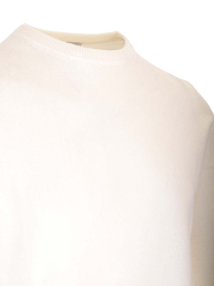 Al Duca D'Aosta Cashmere Crewneck Sweater Knitwear - Bianco | 8fdb826d0b2f9422f8480f5087e091732667b751