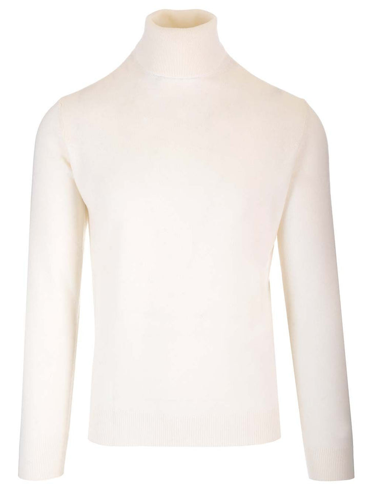 Al Duca D'Aosta Cashmere Turtleneck Knitwear - Bianco | ab312b39110d2d832e0b59acc1c9989b78ce25ae