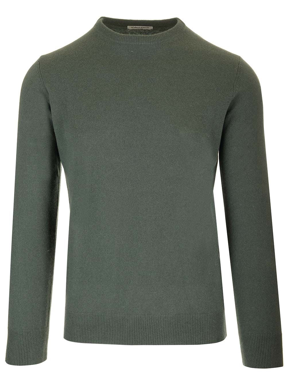 Al Duca D'Aosta Cashmere Crewneck Sweater Knitwear - Verde | 5e55e34b9b8e425c896a24871a30cea133ebb7ac
