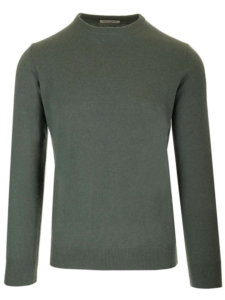 Al Duca D'Aosta Cashmere Crewneck Sweater Knitwear - Verde | 5e55e34b9b8e425c896a24871a30cea133ebb7ac