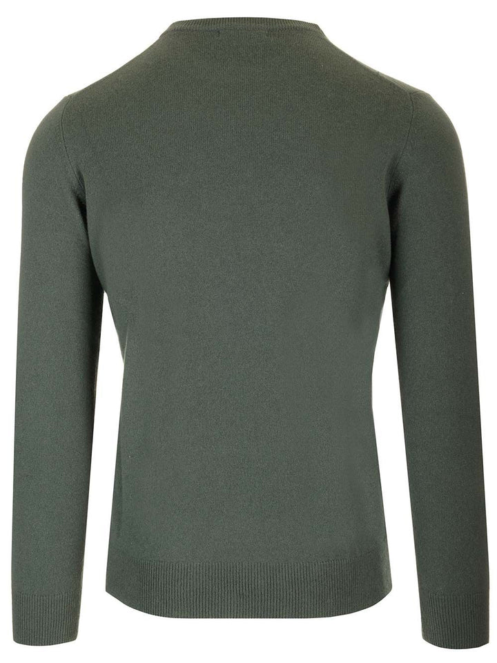 Al Duca D'Aosta Cashmere Crewneck Sweater Knitwear - Verde | 5c9e6fa7b39a55a7319be2c9b43696c7a13048be