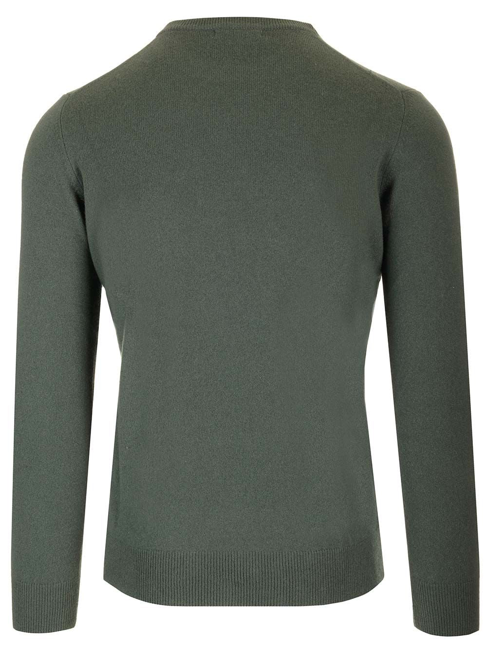 Al Duca D'Aosta Cashmere Crewneck Sweater Knitwear - Verde | 5c9e6fa7b39a55a7319be2c9b43696c7a13048be