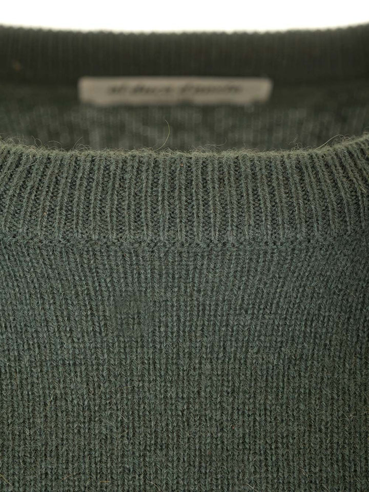 Al Duca D'Aosta Cashmere Crewneck Sweater Knitwear - Verde | d1723a4a74f9bf8c57e6c290e5221cb610551c69