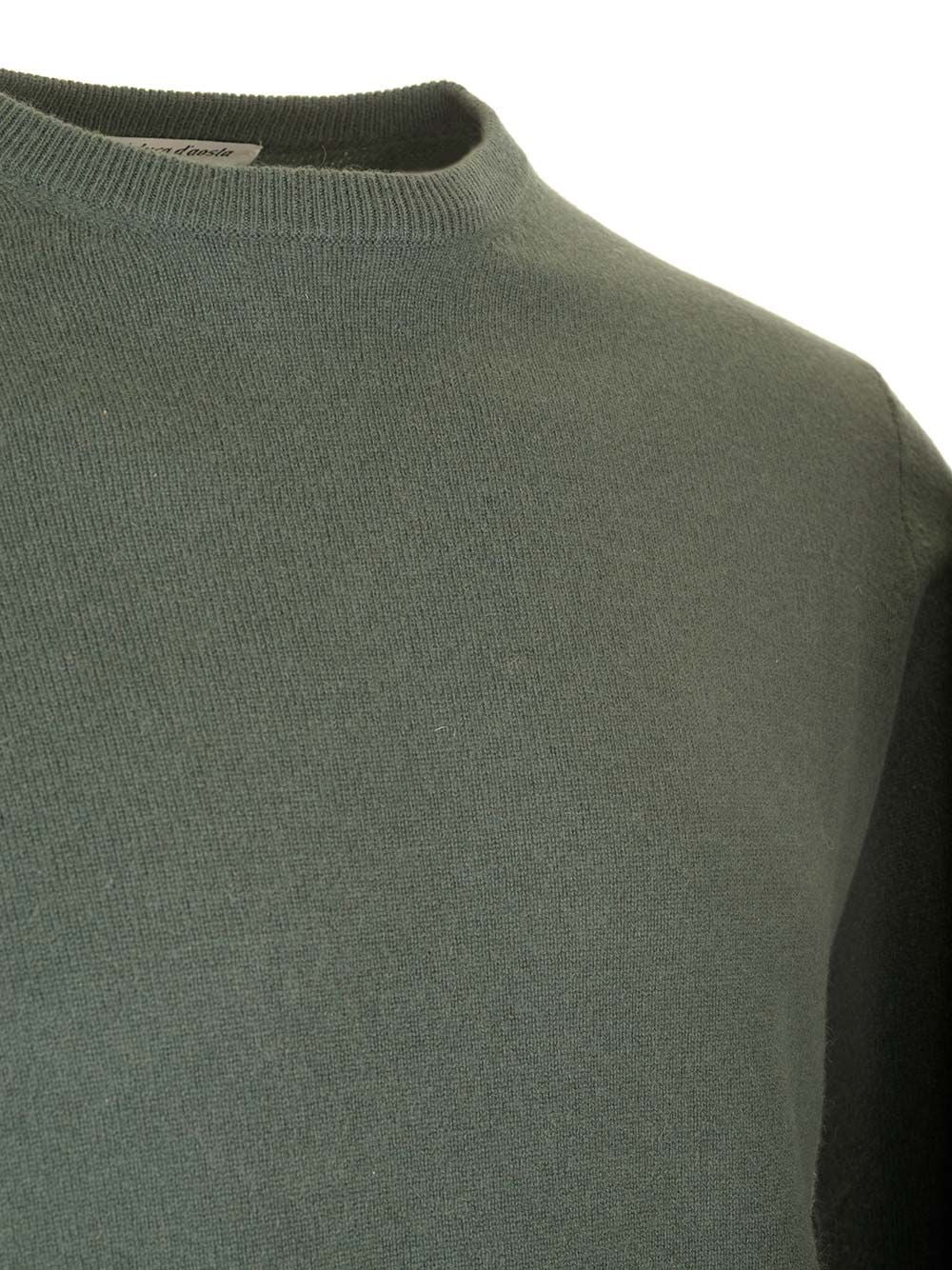 Al Duca D'Aosta Cashmere Crewneck Sweater Knitwear - Verde | 1bdf5db8ed9d578b15a6e73ea2357f504e43d185
