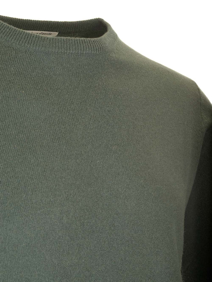 Al Duca D'Aosta Cashmere Crewneck Sweater Knitwear - Verde | 1bdf5db8ed9d578b15a6e73ea2357f504e43d185