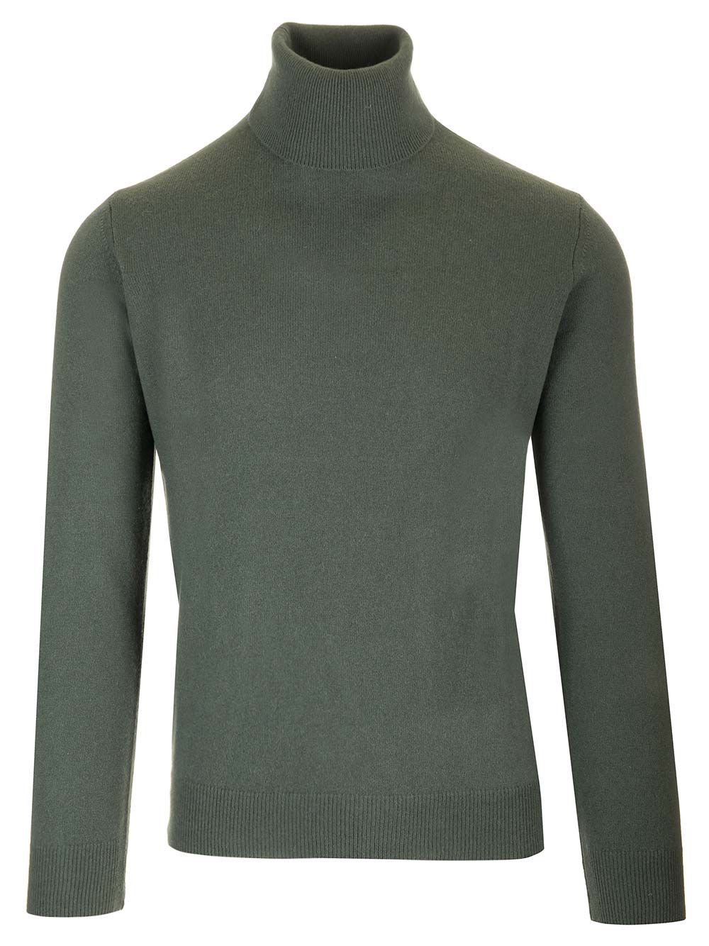 Al Duca D'Aosta Cashmere Turtleneck Knitwear - Verde | 52a119a84339bfec124991f9671e40dbd7fc780a