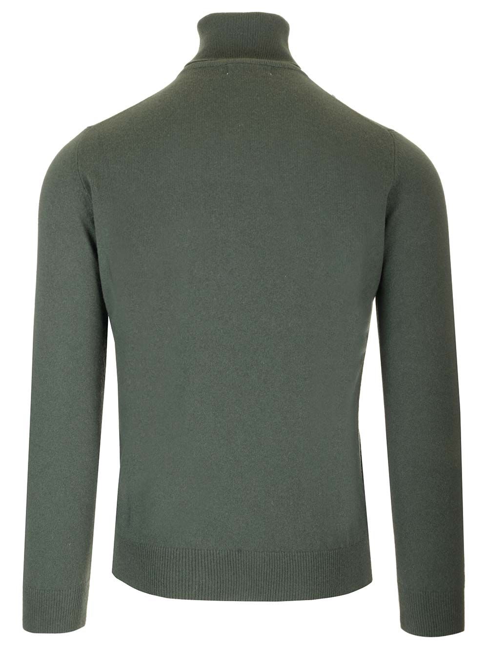 Al Duca D'Aosta Cashmere Turtleneck Knitwear - Verde | 3ddd070ba8cc732f19c9ad4af1b6f068c3fe5bc3