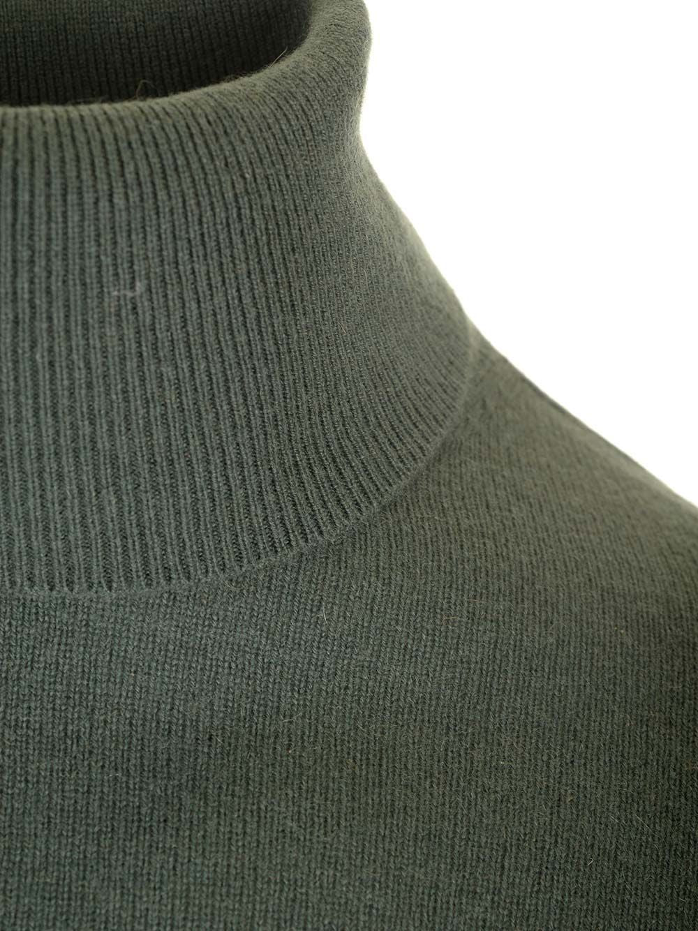 Al Duca D'Aosta Cashmere Turtleneck Knitwear - Verde | b648456c98273e3a253d69b5b43fb3f590b4410b