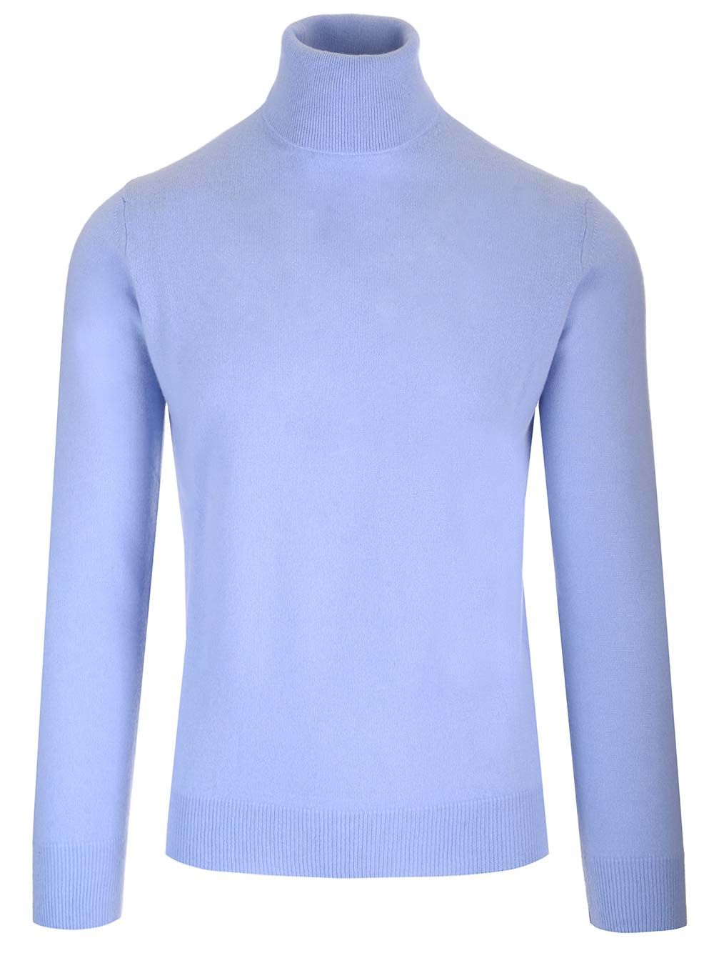 Al Duca D'Aosta Cashmere Turtleneck Knitwear - Light blue | dfd516cc629f77ffe03fb89b6e014c5a108ca4fc