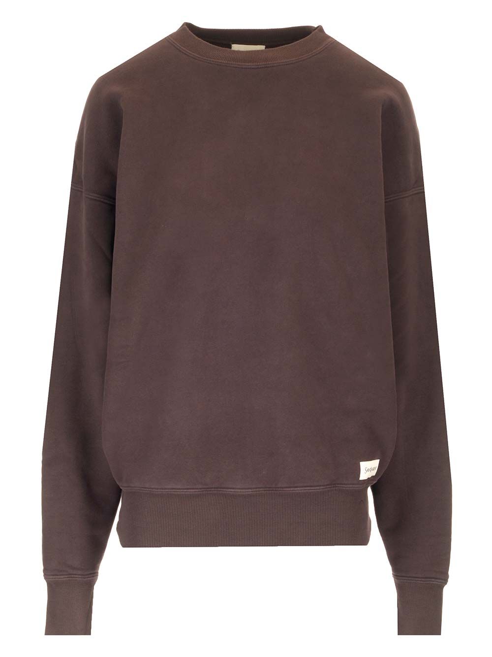 Saint Laurent Crewneck Sweatshirt Knitwear - Marrone | 770df2135cb03bba516460a15ed7f36c884bfc41
