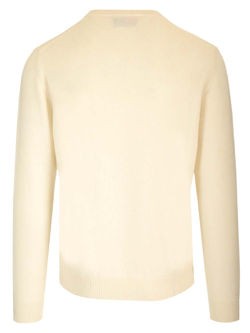 Ballantyne Double Yarn Cashmere Diamond Sweater Knitwear - Bianco | 6fcb67ddf49c8eddc4772b32b404d7bd701de6c3