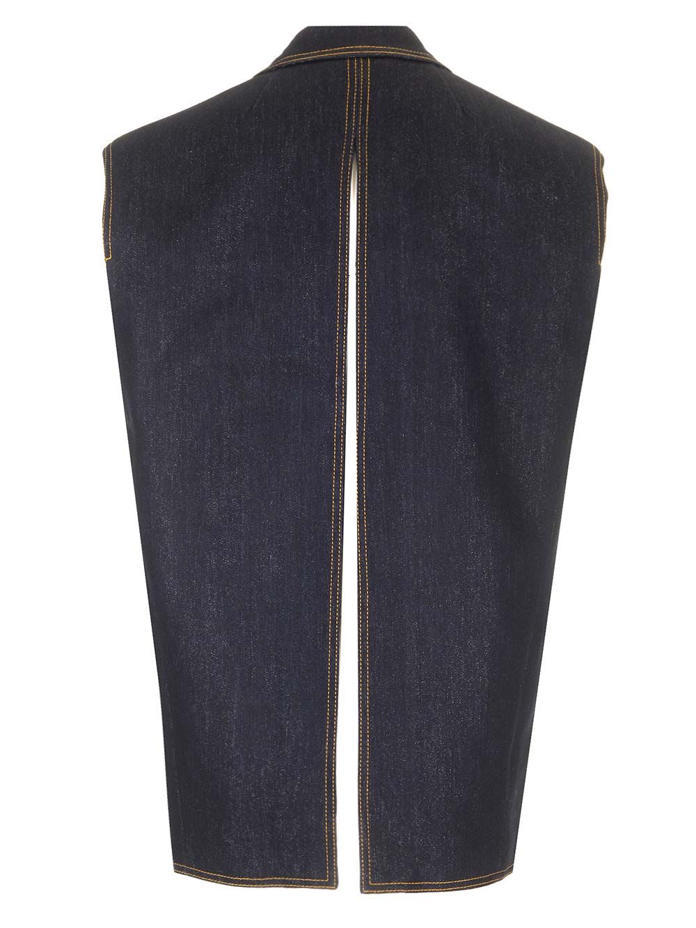 Etro Denim Waistcoat Giacche - Blu | 7ebece5c83a0aa571cc6000e9db095bb2deed71b