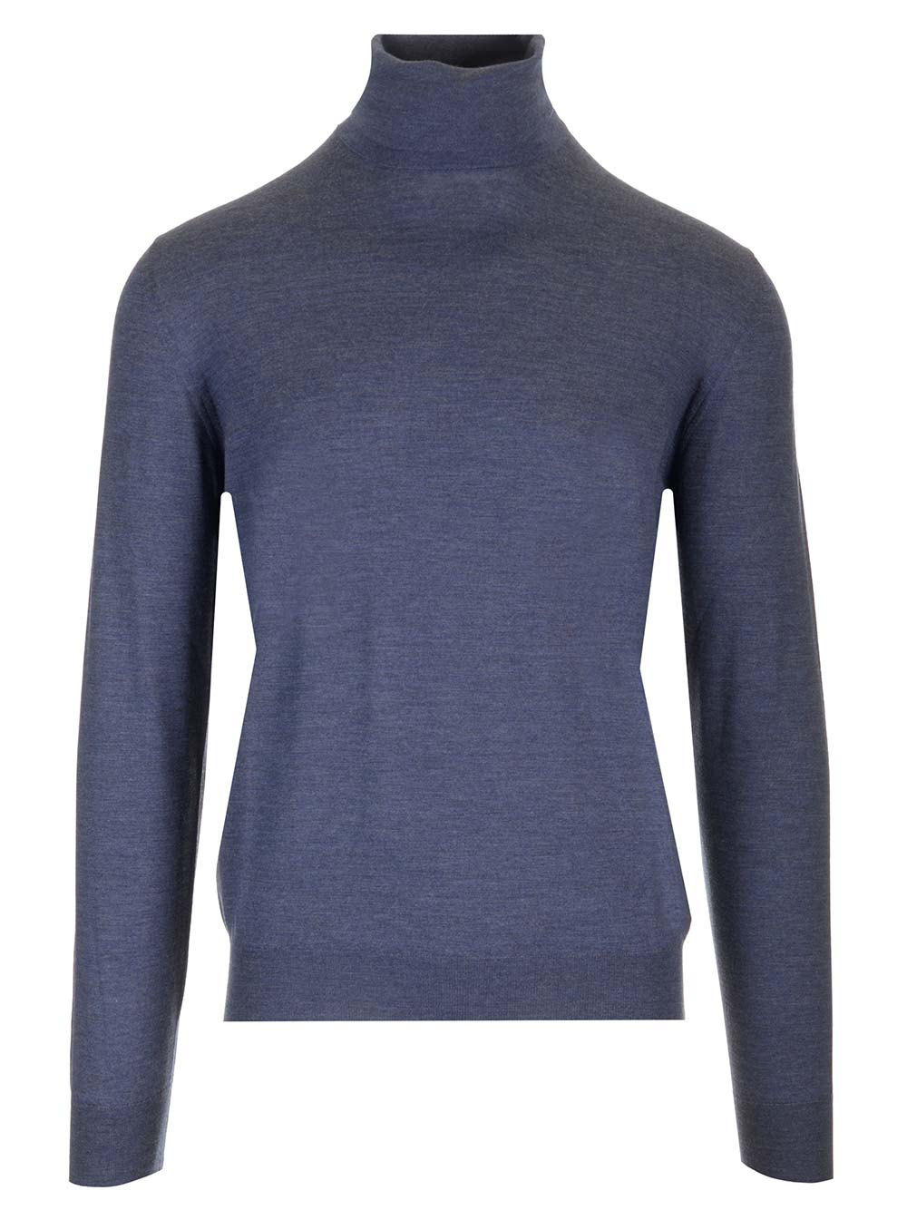 Mauro Ottaviani Wool Turtleneck Knitwear - Blu | 7fa6af063891754b974f52fe6c159cdaf6bd3ea7
